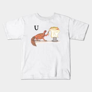 U is for Uromastyx Kids T-Shirt